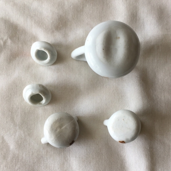 Vintage Miniature 13 Piece Floral Tea Set - Picture 3 of 7